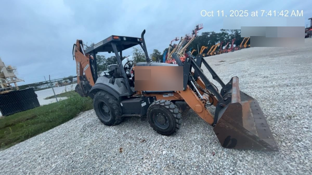 2019 Case 580N EP Canopy, 4WD, 1-Way Aux Hydraulics, Pilot Controls, Ride Control and Loader Aux Hydraulics, 900 LB. Front CWT, 82" HD LONG LIP (1 CU. YD.) W/BOCE AND LIFT EYES, FLIP OVER/STABILIZER PADS COMB