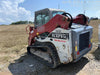 2018 Takeuchi TL12V2C Takeuchi TL12V2C Cab Skid Steer Track Loader, 80" HD dirt bucket with 9 teeth