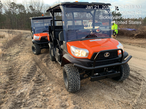 2022 Kubota RTV-X1140W-H Plastic Canopy, Windshield Acrylic Clear, LED Strobe Light, Wire Harness Kit, Back up Alarm
