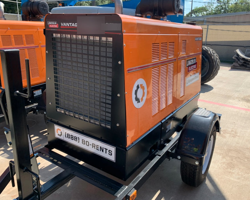 2021 Lincoln Electric Vantage 549X Ready Pak 3, ORANGE (includes trailer, cable rack, fender light kit)
