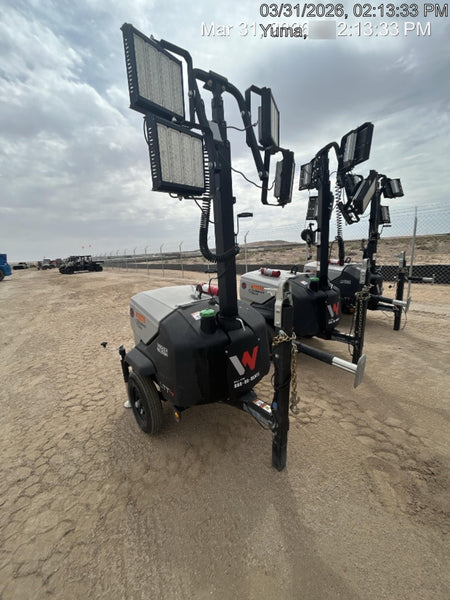 2024 Wacker Neuson LTT4 Diesel, Kohler KDW702, Deep Sea Controller, Auto Start, LED 320W, Bypass Outlet, T3