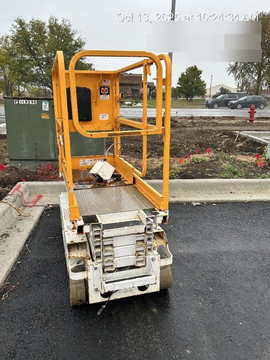 Custom Equipment HB-1430 Hy-Brid Scissor Lift
Platform capacity up to 670 lbs
Working height up to 20 ft
Weighs under 1,700 lbs
Non-marking wheels