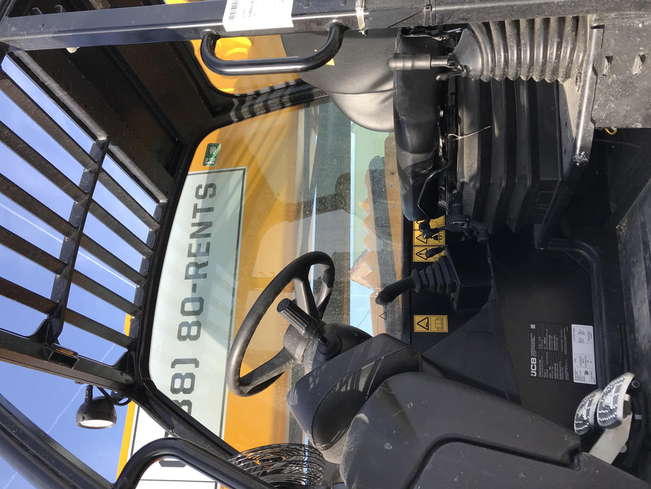 2019 JCB 510-56 Canopy, 74 HP, Solid Tires, STD Worklight, Beacon, Aux Hydraulics, Lifting Eye, Back up Alarm w/66" Carriage/60" Forks