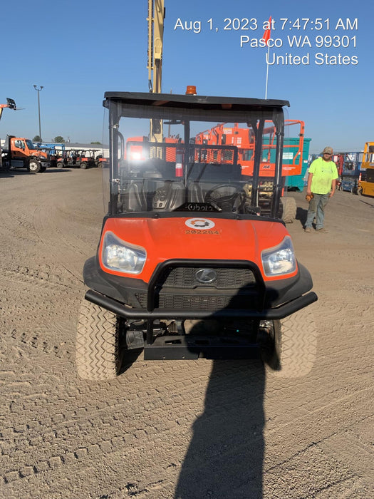 2022 Kubota RTV-X1140W-H Plastic Canopy, Windshield Acrylic Clear, LED Strobe Light, Wire Harness Kit, Back up Alarm