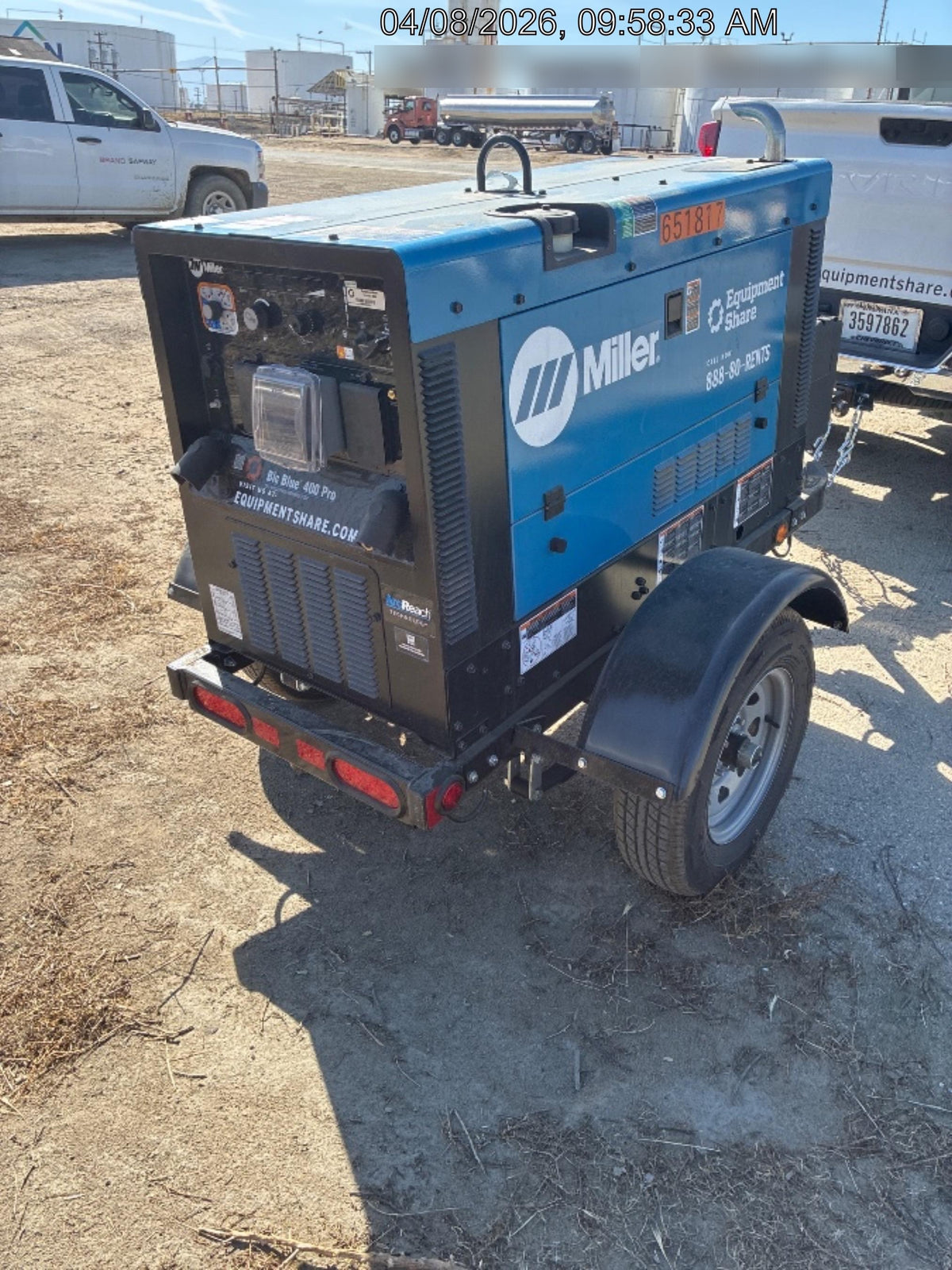 2026 MILLER ELECTRIC BIG BLUE 400