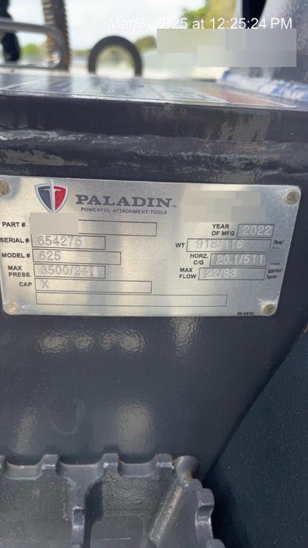 2022 PALADIN 625