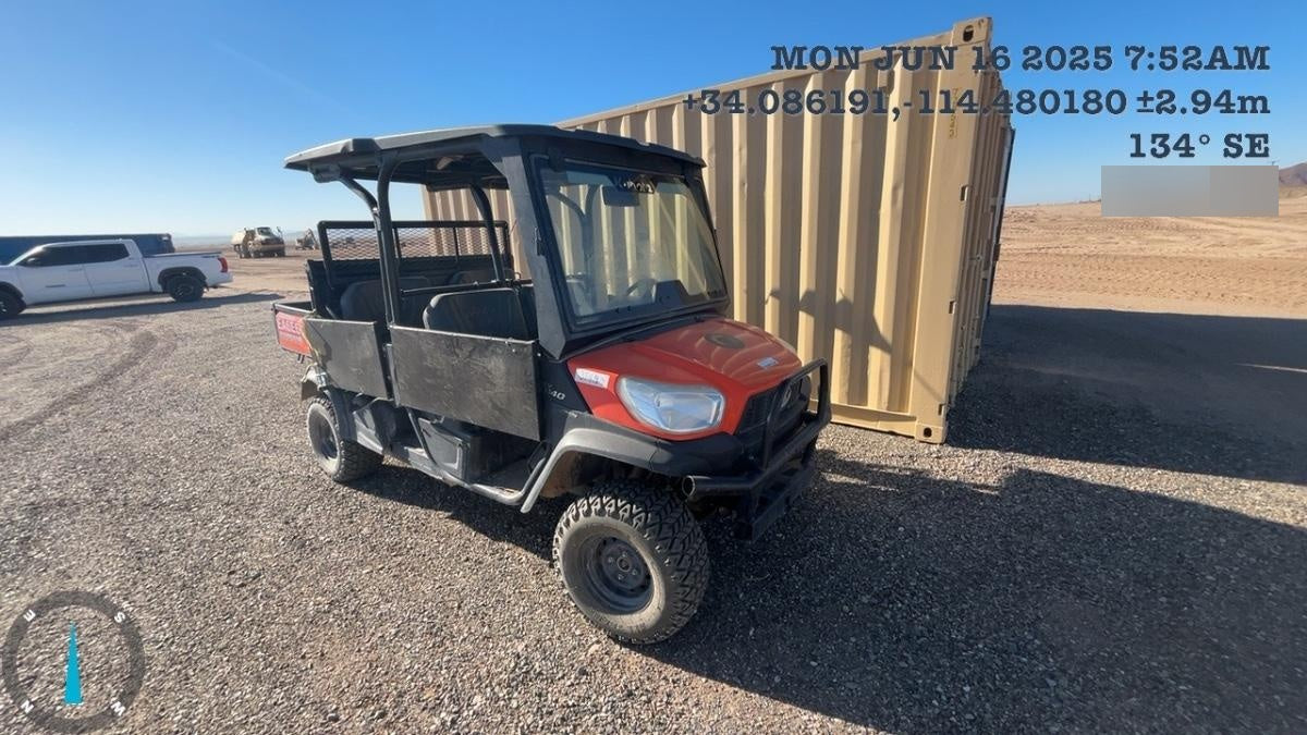 2019 Kubota RTV-X1140W-H 4wd Utility Cart, LED Strobe, Windshield Tempered Glass, Plastic Canopy, Wire Harness Kit, Backup Alarm