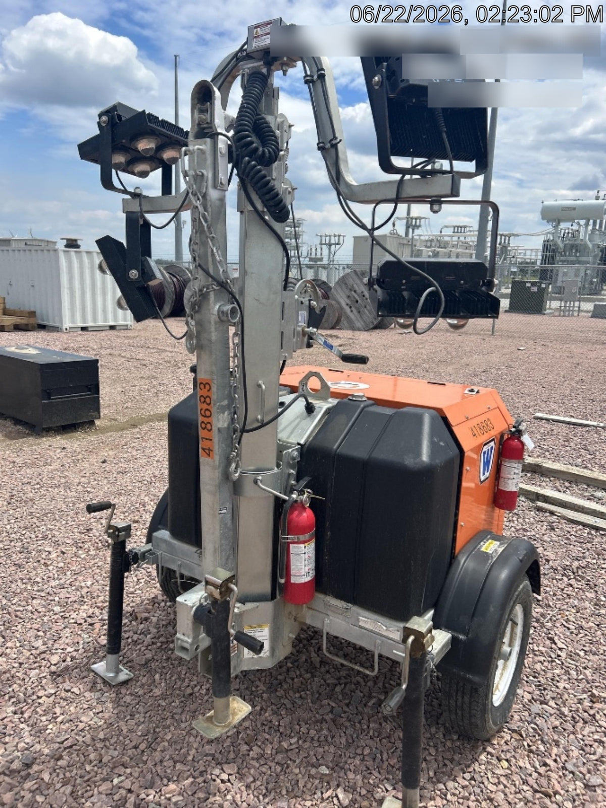 2024 Wanco WLTT-4MM4K Diesel, Deep Sea Controller, Shore Power Plug, Auto Start, (4) 350W LED Floodlights, 4kW Generator, 60 Gal Fuel Tank, 2" Ball, T3