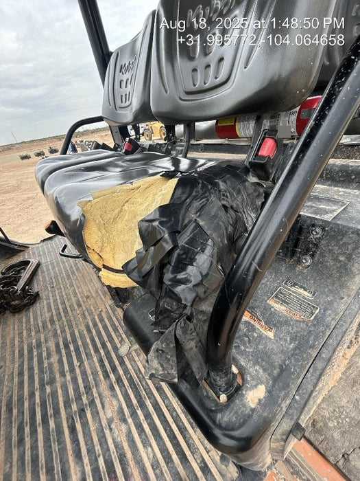 2022 Kubota RTV-X1140W-H Plastic Canopy, Windshield Acrylic Clear, LED Strobe Light, Wire Harness Kit, Back up Alarm