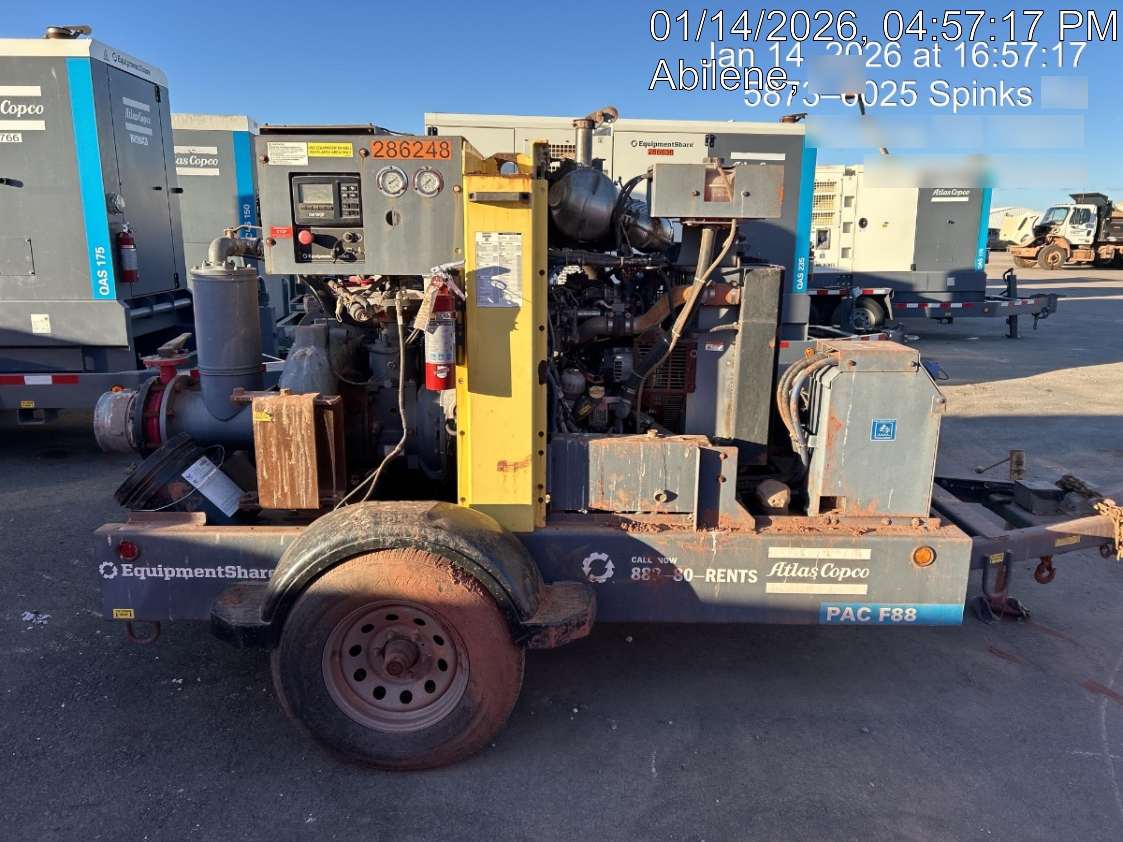 2022 ATLAS COPCO PAC F88 PD
