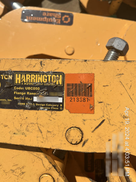 2022 HARRINGTON UBC050