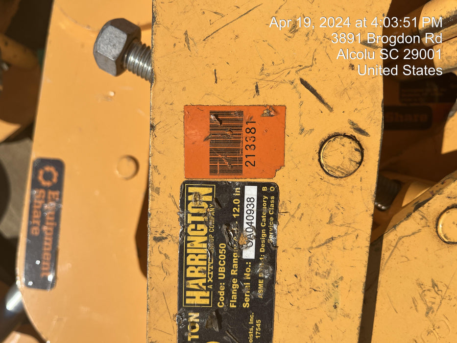 2022 HARRINGTON UBC050