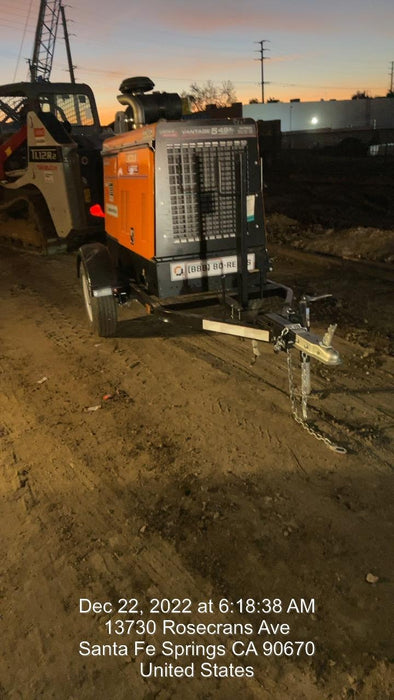 2021 Lincoln Electric Vantage 549X Ready Pak 3, ORANGE (includes trailer, cable rack, fender light kit)