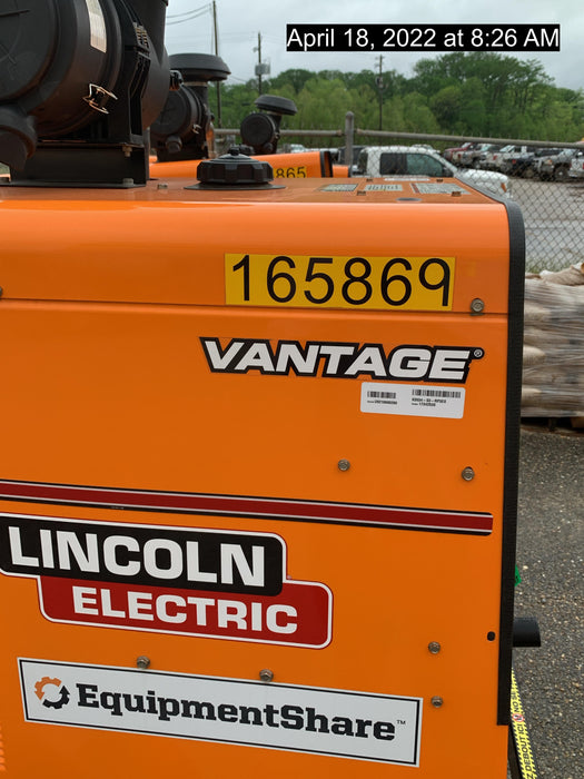 2021 Lincoln Electric Vantage 549X Ready Pak 3, ORANGE (includes trailer, cable rack, fender light kit)