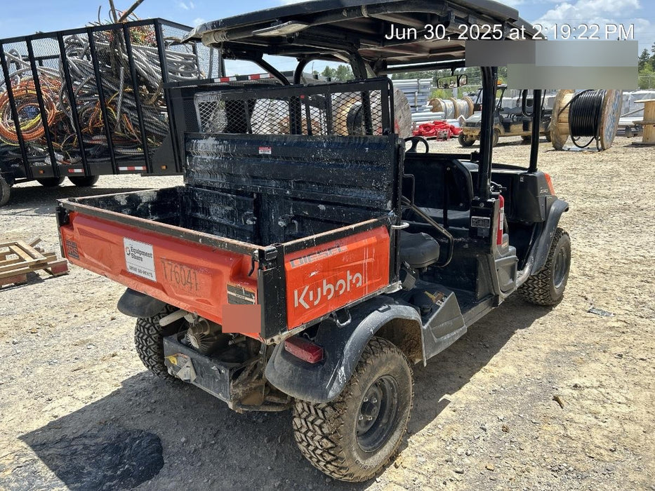 2021 Kubota RTV-X1140W-H Plastic Canopy, Windshield Acrylic Clear, LED Strobe Light, Wire Harness Kit, Back up Alarm
