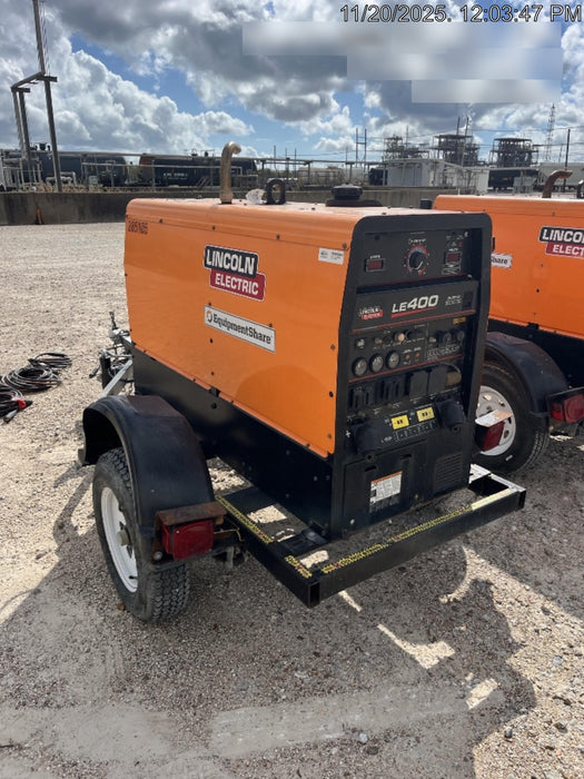 2022 Lincoln Electric LE400 Kubota V1505, Trlr, Cable Rack, Light Kit, ES Decals, T3