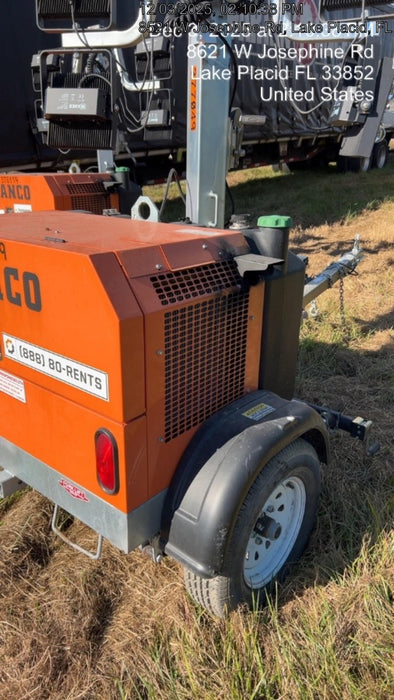 2023 Wanco WLTT-4MM4K Diesel, Deep Sea Controller, Shore Power Plug, Auto Start, (4) 350W LED Floodlights, 4kW Generator, 60 Gal Fuel Tank, 2" Ball, T3