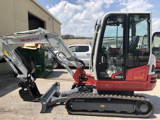 2020 Takeuchi TB235-2CR Cab/Heat/Air, Rubber Tracks, Manual TAG QC