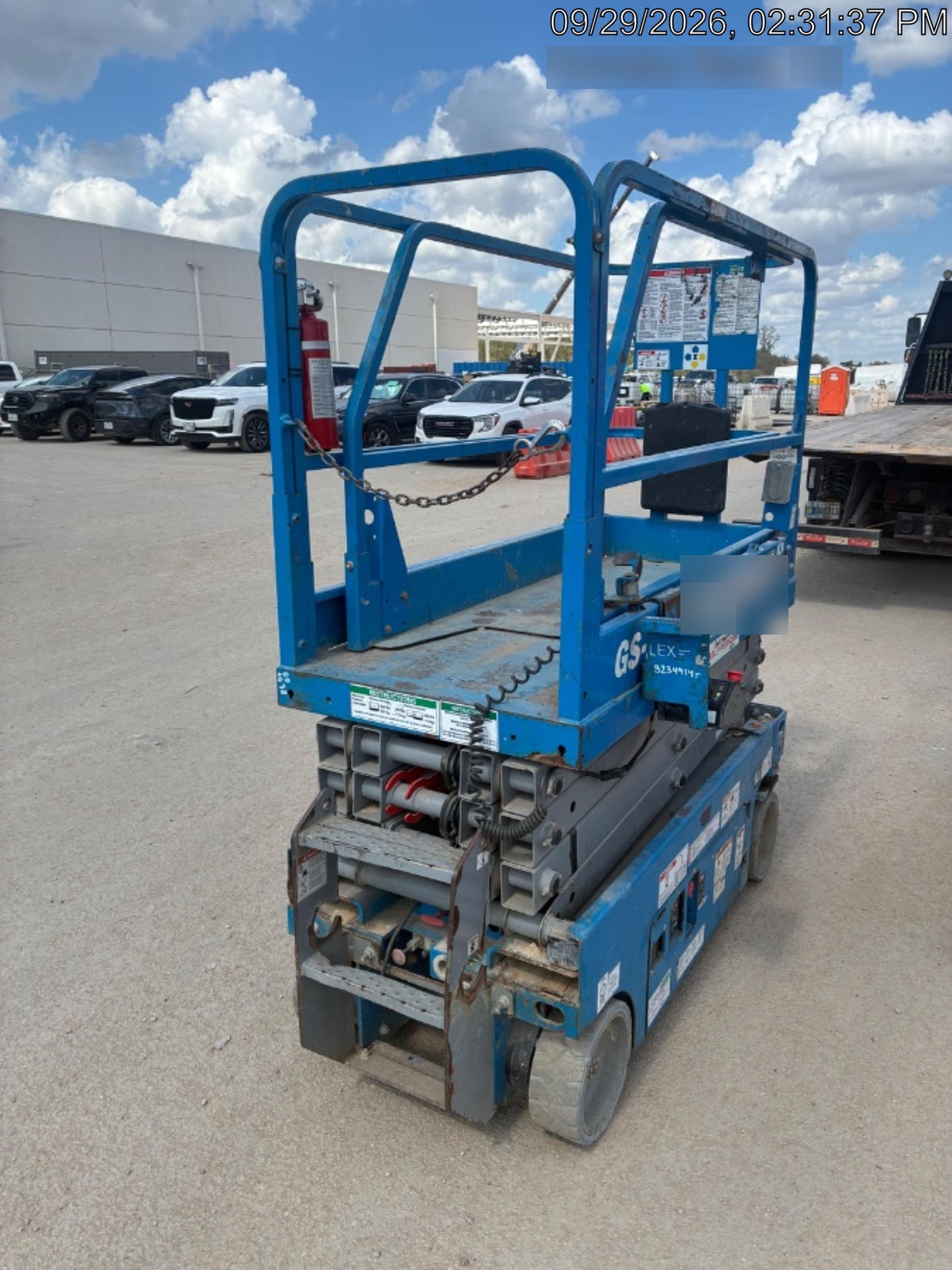 2019 Genie GS-1930 Fixed rails with chain Entry