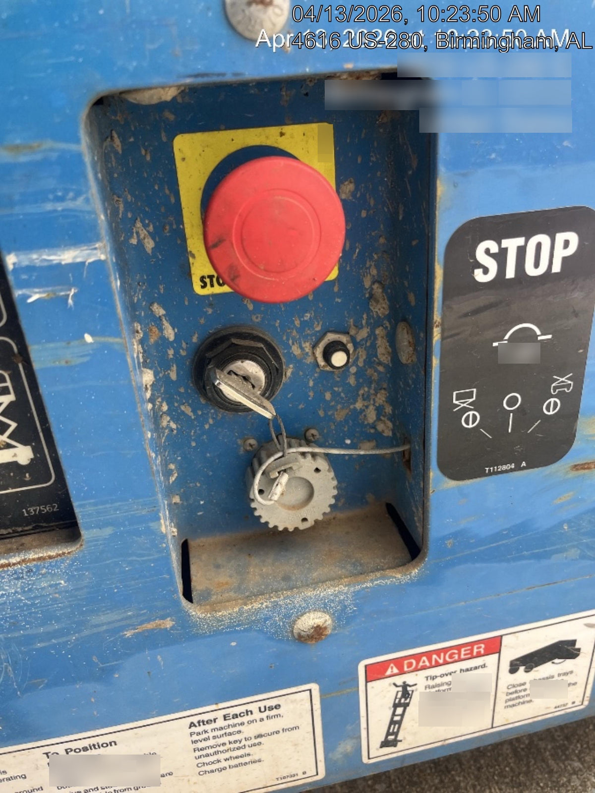 2019 Genie GS-1930 Fixed rails with chain Entry