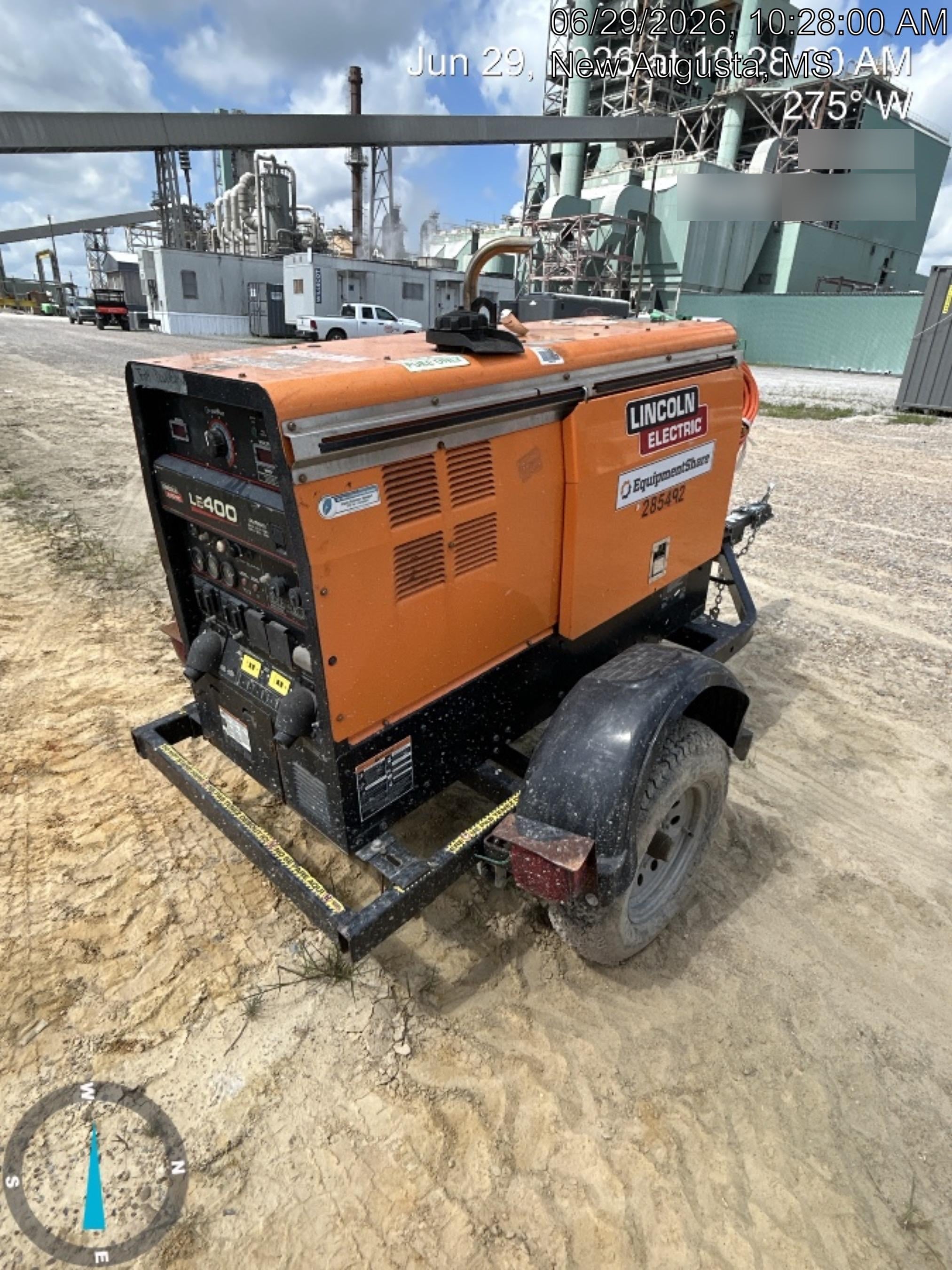 2022 Lincoln Electric LE400 Kubota V1505, Trlr, Cable Rack, Light Kit, ES Decals, T3