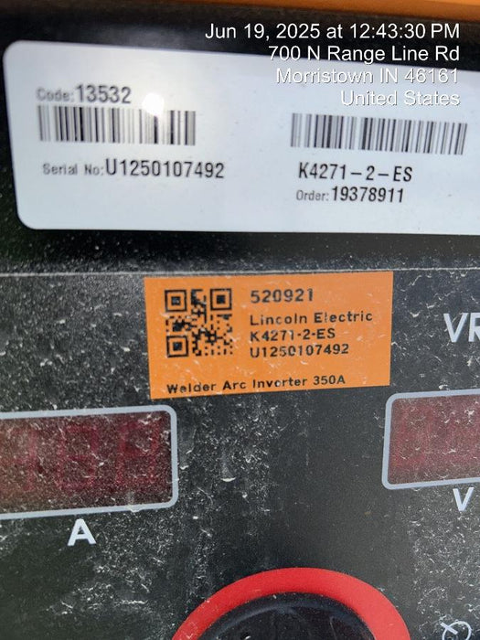 2025 LINCOLN ELECTRIC FLEXTEC 350X