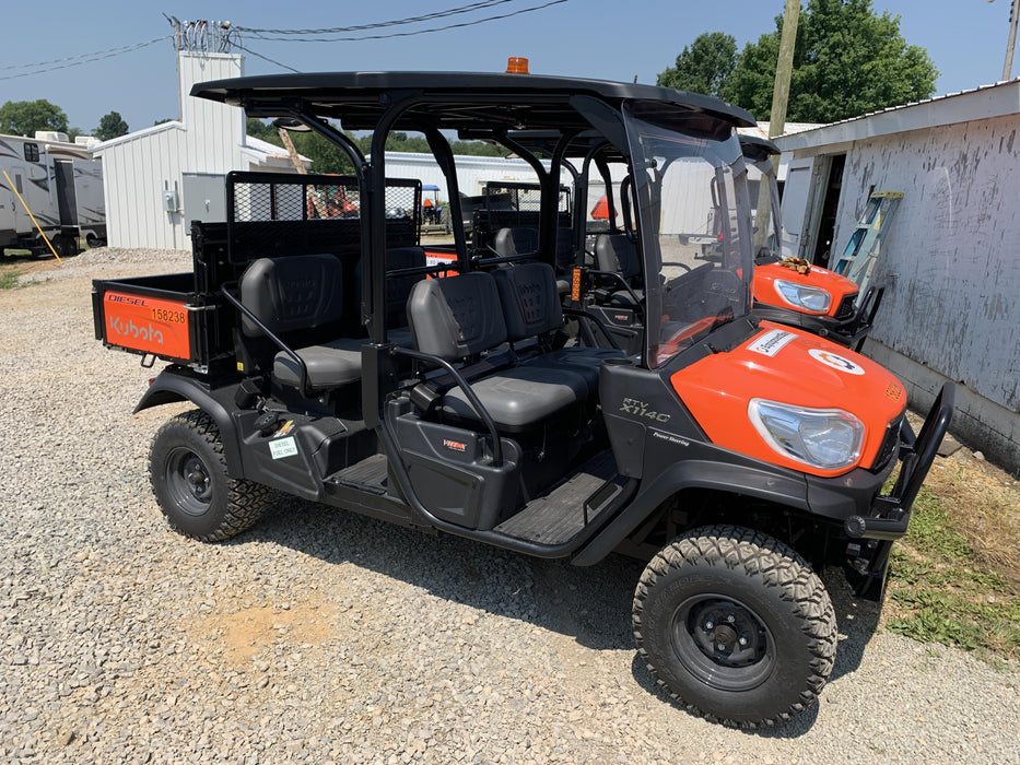 2021 Kubota RTV-X1140W-H Plastic Canopy, Windshield Acrylic Clear, LED Strobe Light, Wire Harness Kit, Back up Alarm