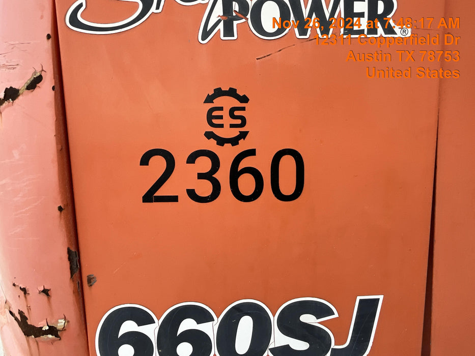 2016 JLG 660SJ