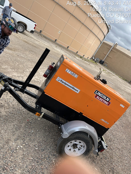 2022 Lincoln Electric LE400 Kubota V1505, Trlr, Cable Rack, Light Kit, ES Decals, T3