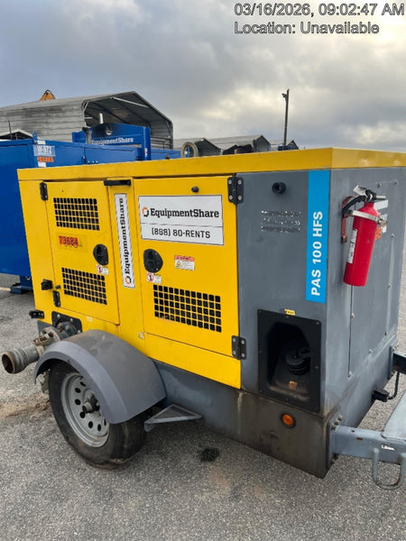 2020 ATLAS COPCO PAS 100 HF CS Enclosed