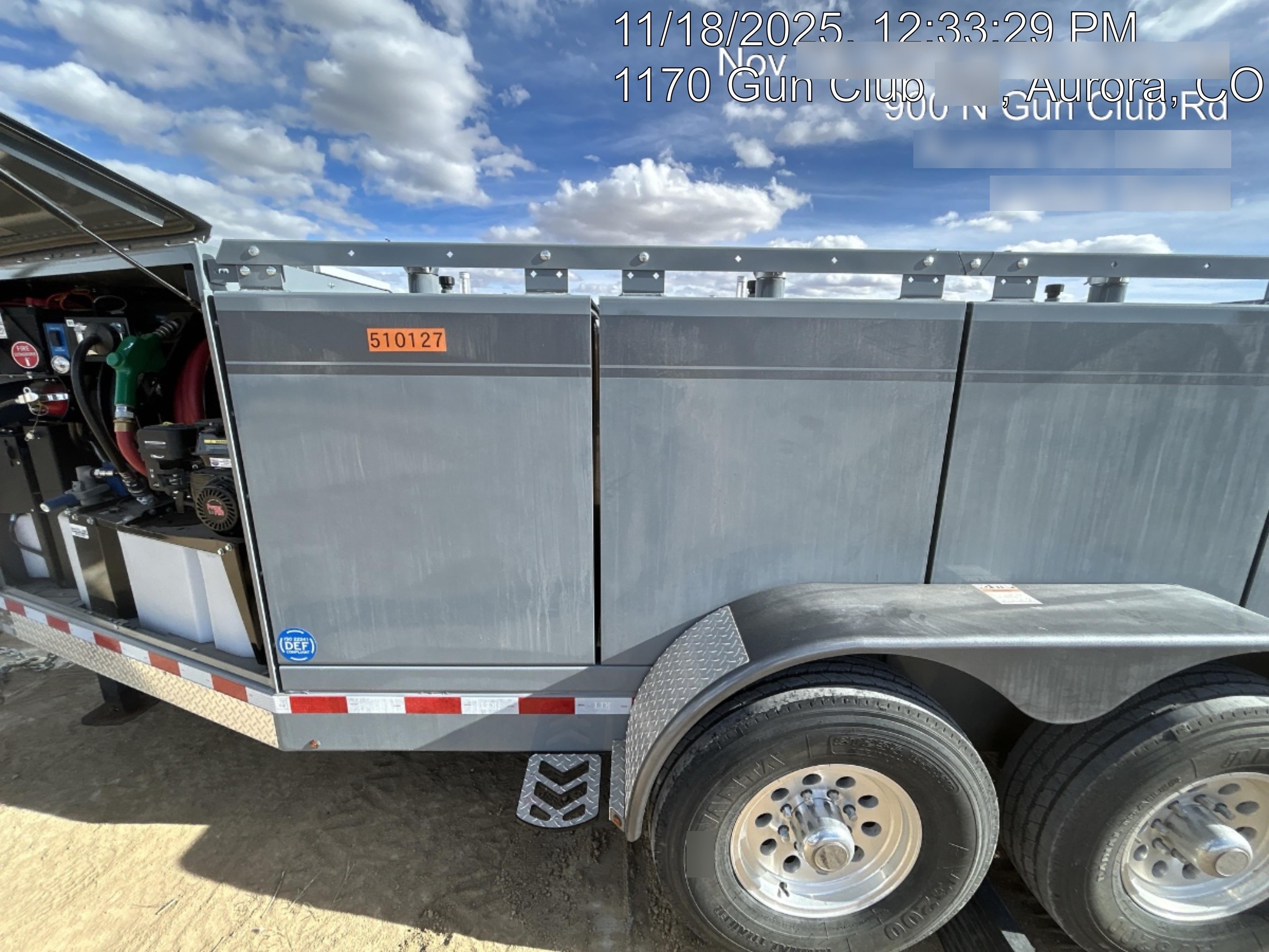 2025 THUNDER CREEK MTT920 - Hazmat not required
