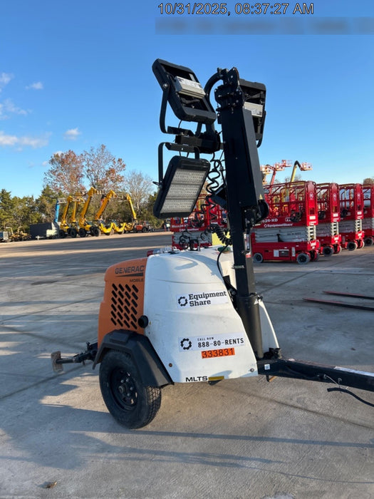 2023 Generac MLT2 Diesel, Flex Switch 120V Input, Powerzone Controller, (4) 320W LED Lights, 4kW Generator, 39.9 Gal Fuel Tank, 2" Ball, T3