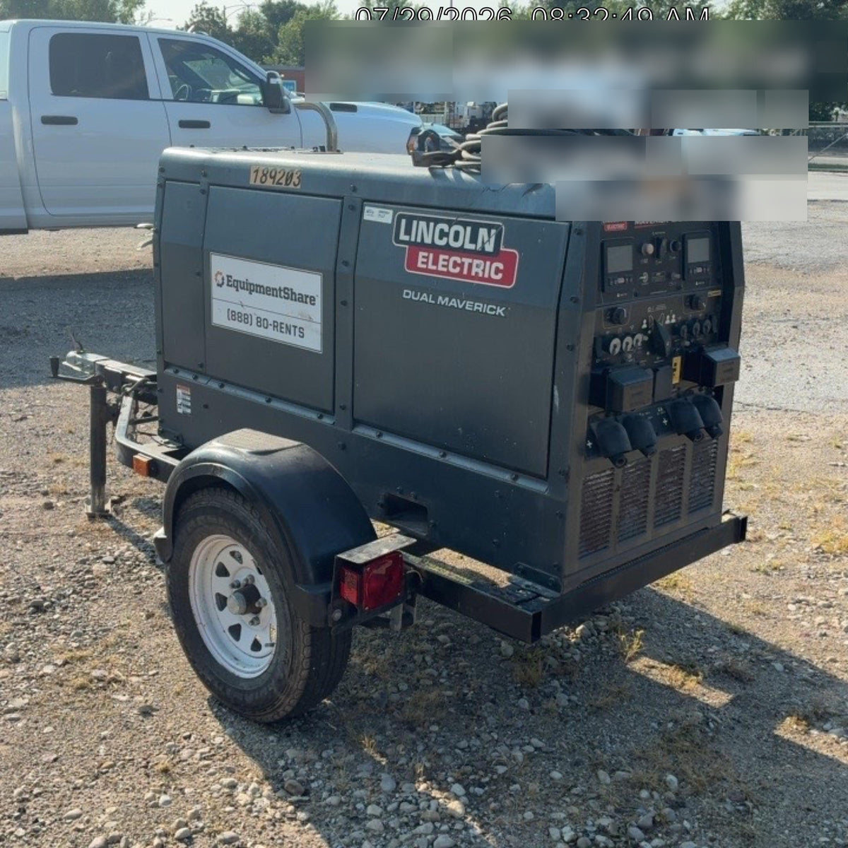 2021 Lincoln Electric Dual Maverick 200/200X Ready Pak 3, Includes Trailer, Cable Rack, Fender Light Kit