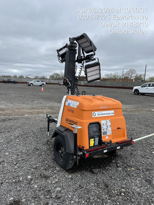 2023 Generac MLT2 Diesel, Flex Switch 120V Input, Powerzone Controller, (4) 320W LED Lights, 4kW Generator, 39.9 Gal Fuel Tank, 2" Ball, T3