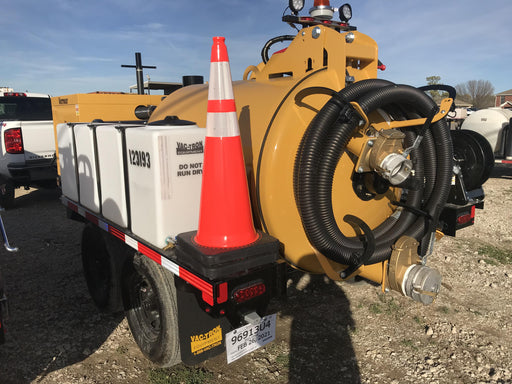 2021 Vac-Tron LP573XDT 500 Gallon Debris Tank w/ Hydraulic Tilt, two (2) 100 Gallon Water Tanks, Low Profile Torsion Axles (12,000 GVWR)