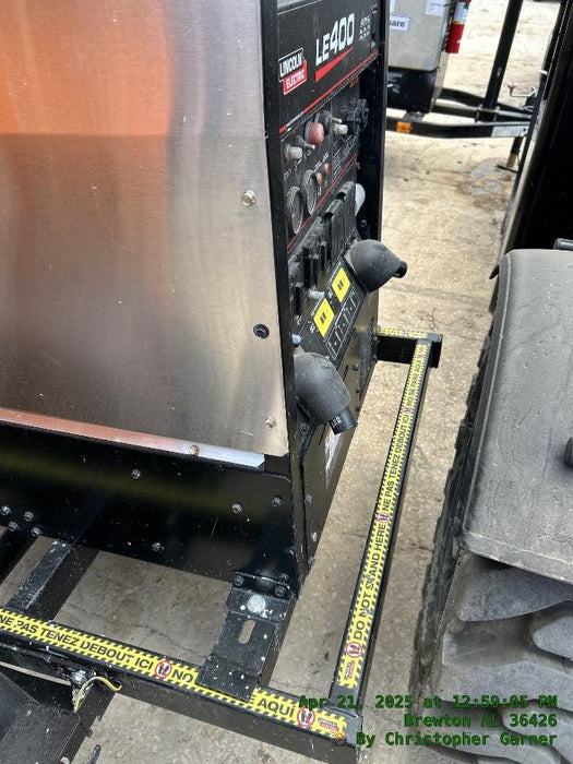 2024 Lincoln Electric LE400 Kubota V1505, Trlr, Cable Rack, Light Kit, ES Decals, T3