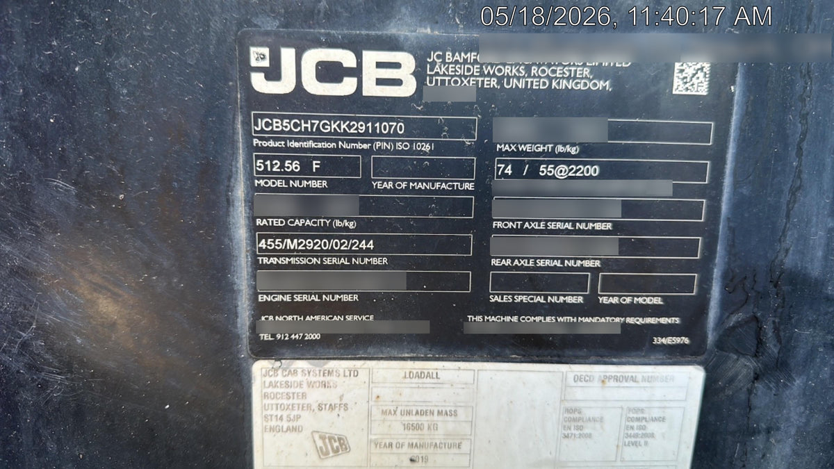2020 JCB 512-56