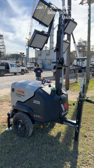 2024 Wacker Neuson LTT4 Diesel, Kohler KDW702, Deep Sea Controller, Auto Start, LED 320W, Bypass Outlet, T3