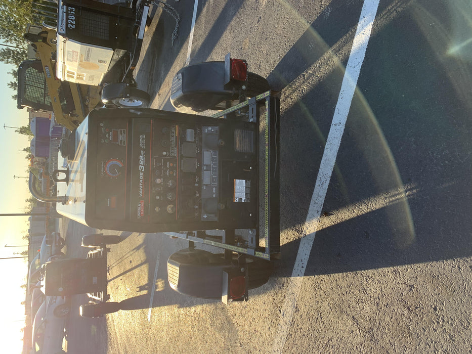 2018 Lincoln Electric Vantage 322 Lincoln Vantage 322 Welder Ready Pak 3 - Vantage 322, Trailer, Fender and light kit, Cable rack