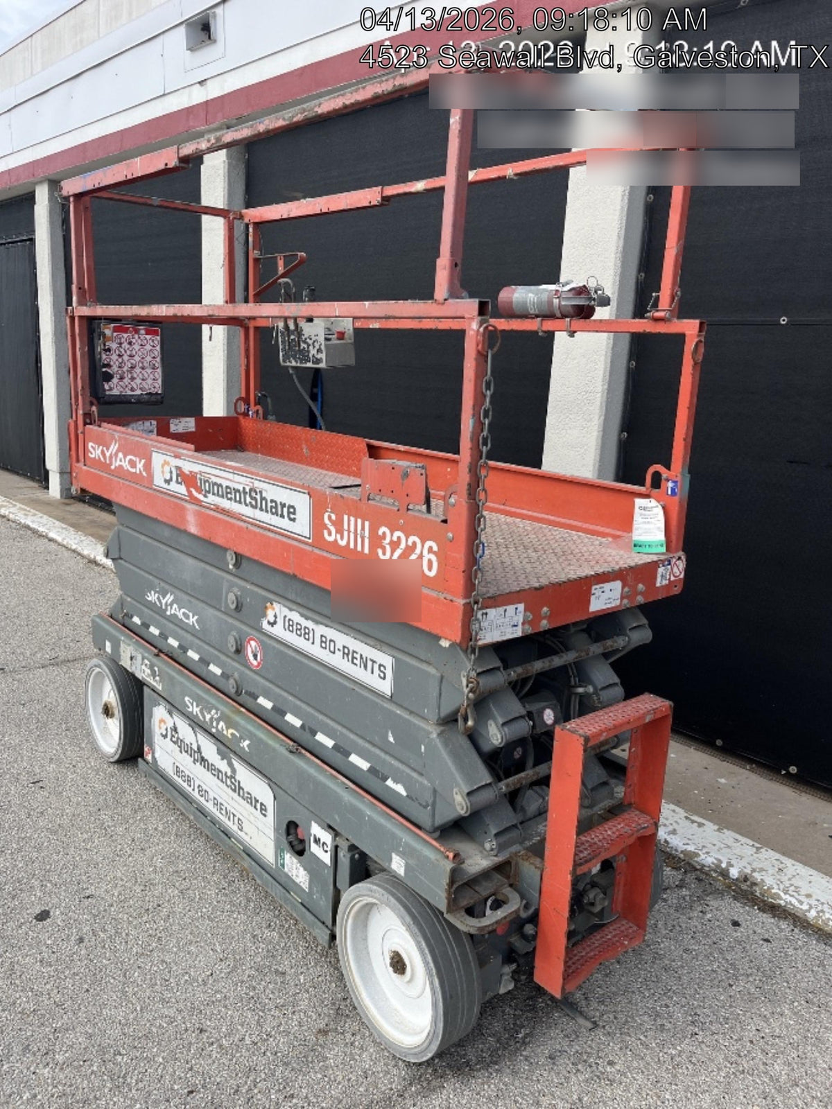 2019 Skyjack SJIII-3226 Standard Options