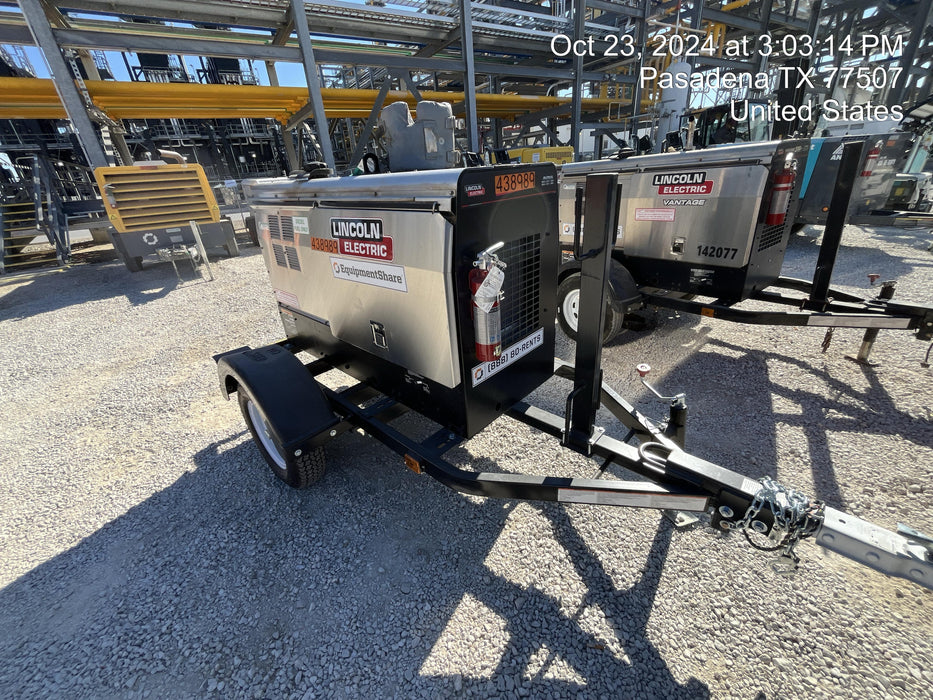 2024 Lincoln Electric LE400 Kubota V1505, Trlr, Cable Rack, Light Kit, ES Decals, T3