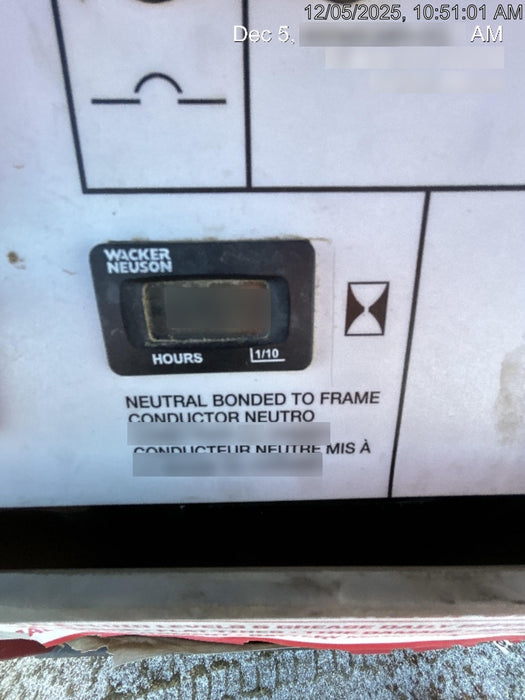 2019 Wacker Neuson LTV6L-MH Standard Options, ES Track Hardware, Fuel Level Sensor