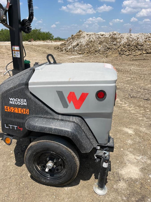 2024 Wacker Neuson LTT4 Diesel, Kohler KDW702, Deep Sea Controller, Auto Start, LED 320W, Bypass Outlet, T3