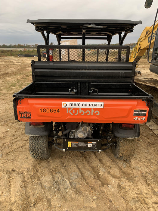 2021 Kubota RTV-X1140W-H Plastic Canopy, Windshield Acrylic Clear, LED Strobe Light, Wire Harness Kit, Back up Alarm