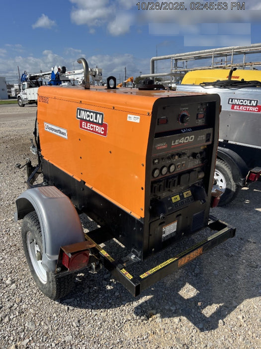 2022 Lincoln Electric LE400 Kubota V1505, Trlr, Cable Rack, Light Kit, ES Decals, T3