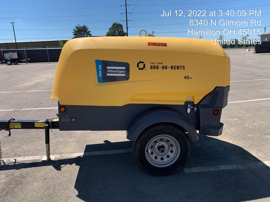2021 ATLAS COPCO XAS188 CWK