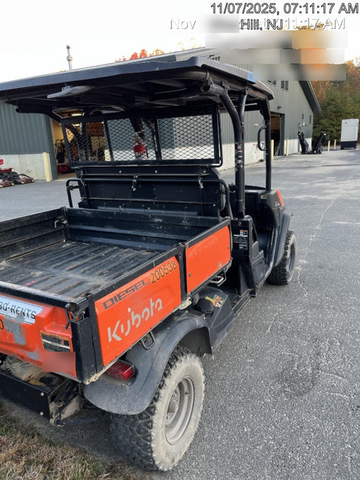 2022 Kubota RTV-X1140W-H Plastic Canopy, Windshield Acrylic Clear, LED Strobe Light, Wire Harness Kit, Back up Alarm