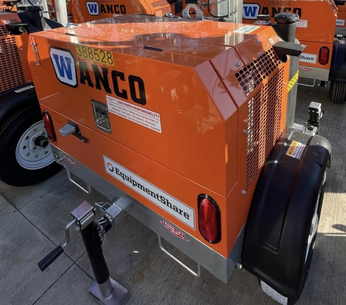 2024 Wanco WLTT-4MM4K Diesel, Deep Sea Controller, Shore Power Plug, Auto Start, (4) 350W LED Floodlights, 4kW Generator, 60 Gal Fuel Tank, 2" Ball, T3