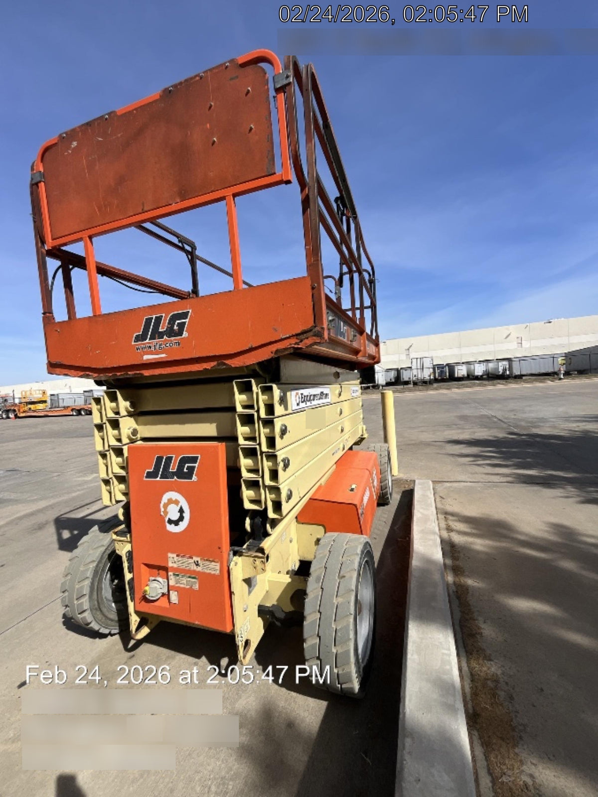 2019 JLG 4069LE Solid Non Marking Tires, Rotating Beacon