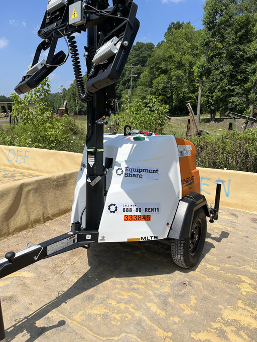 2023 Generac MLT2 Diesel, Flex Switch 120V Input, Powerzone Controller, (4) 320W LED Lights, 4kW Generator, 39.9 Gal Fuel Tank, 2" Ball, T3